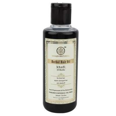 Buy Khadi Natural 18 Herbs Herbal Hair Oil (Anti Depressent And For Relaxation) online Australia [ AU ] 