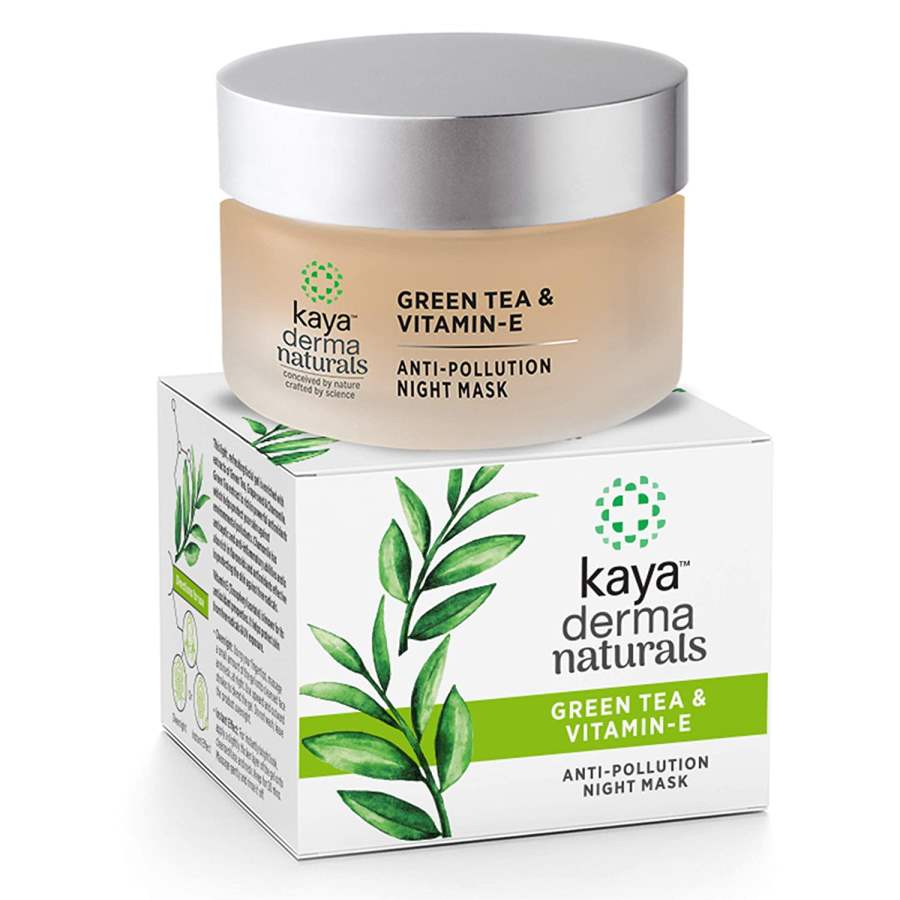 Buy Kaya Skin Clinic Green Tea and Vitamin E, Anti Pollution Night Mask 50g online Australia [ AU ] 