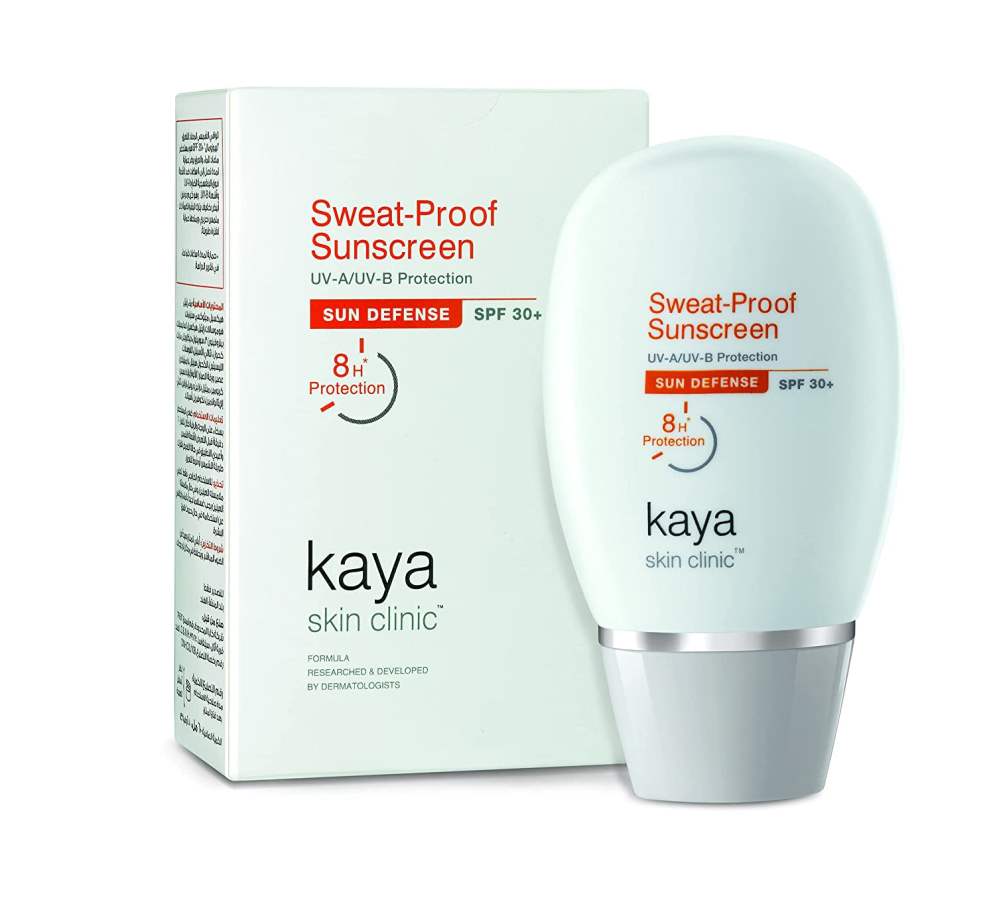 Buy Kaya Skin Clinic Sweat Proof Sunscreen SPF 30+ 60ml online Australia [ AU ] 