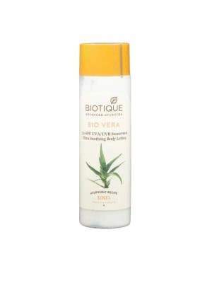 Buy Biotique Bio Vera 75+ SPF UVA/UVB Sunscreen Ultra Soothing Body Lotion online Australia [ AU ] 