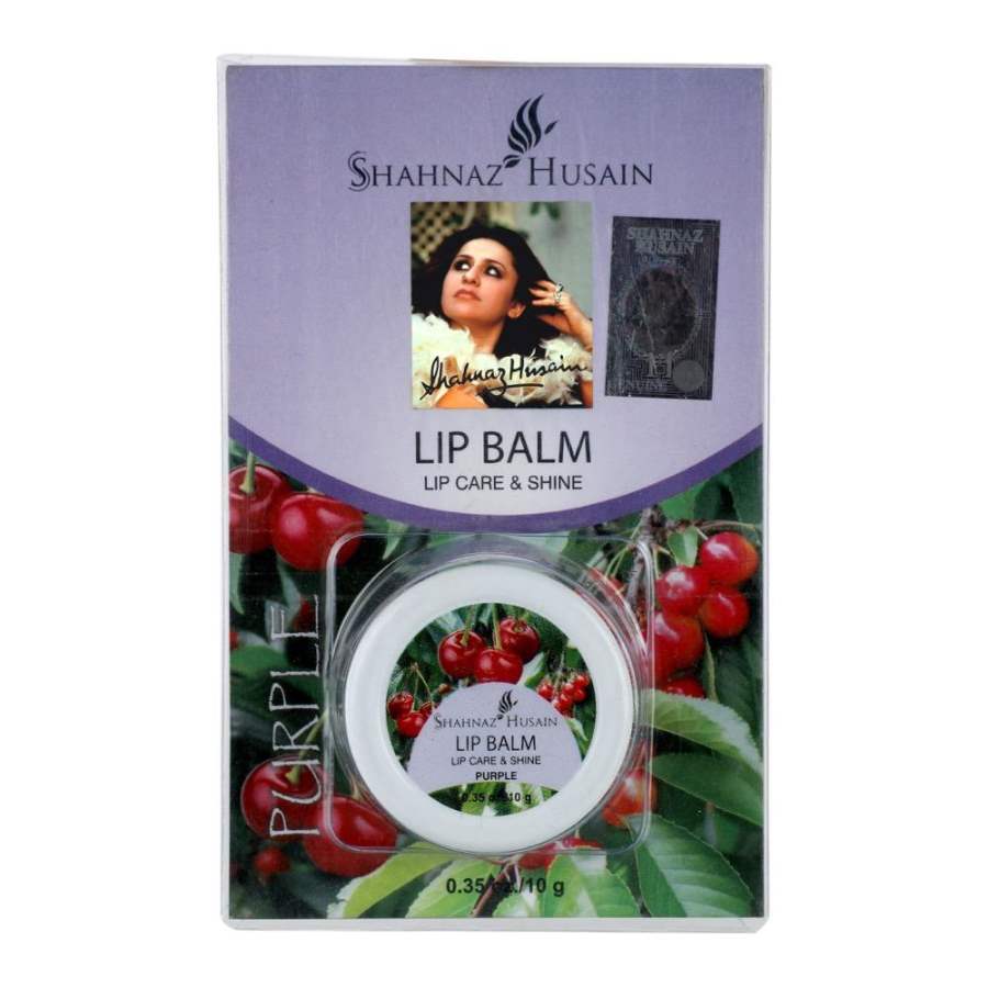 Buy Shahnaz Husain Lip Balm Lip Care & Shine (Purple) online Australia [ AU ] 