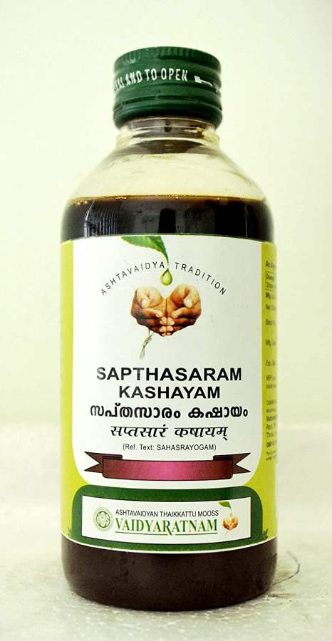 Buy Vaidyaratnam Sapthasaram Kashayam