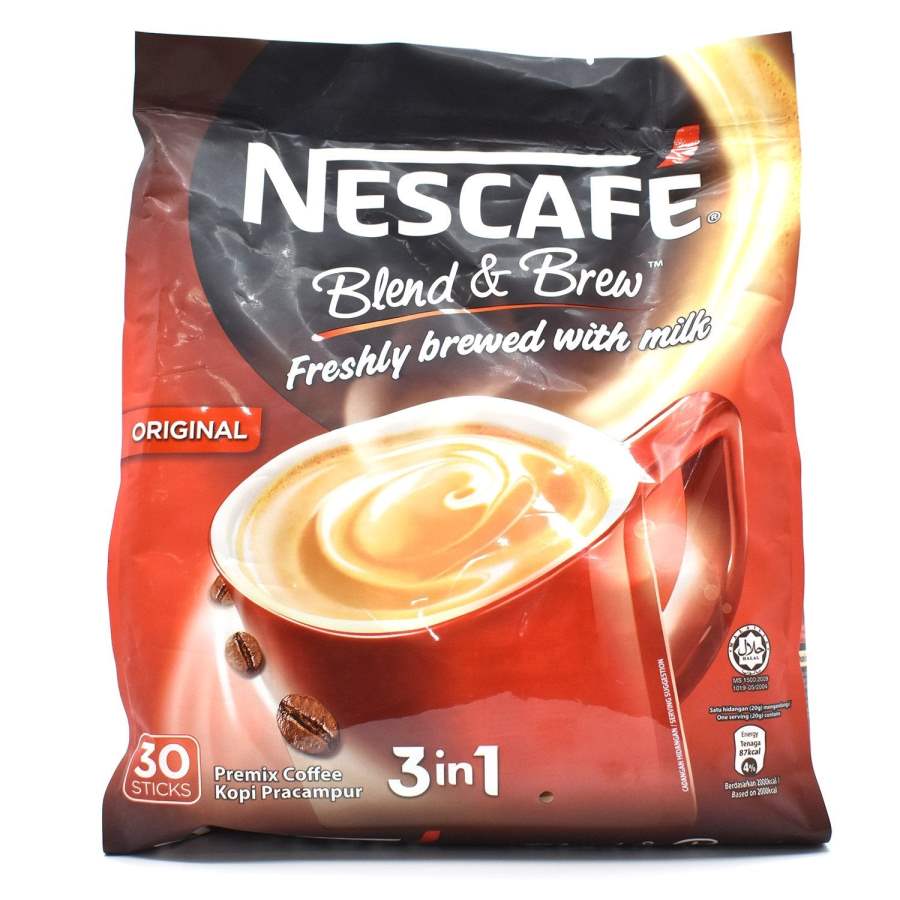 Buy Nestle 3-in-1 Blend and Brew Premix Coffee, 30 Sticks online Australia [ AU ] 
