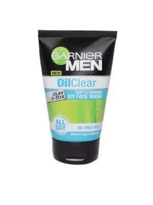 Buy Garnier Men Oil Clear Clay D Tox Deep Cleansing Icy Face Wash online Australia [ AU ] 