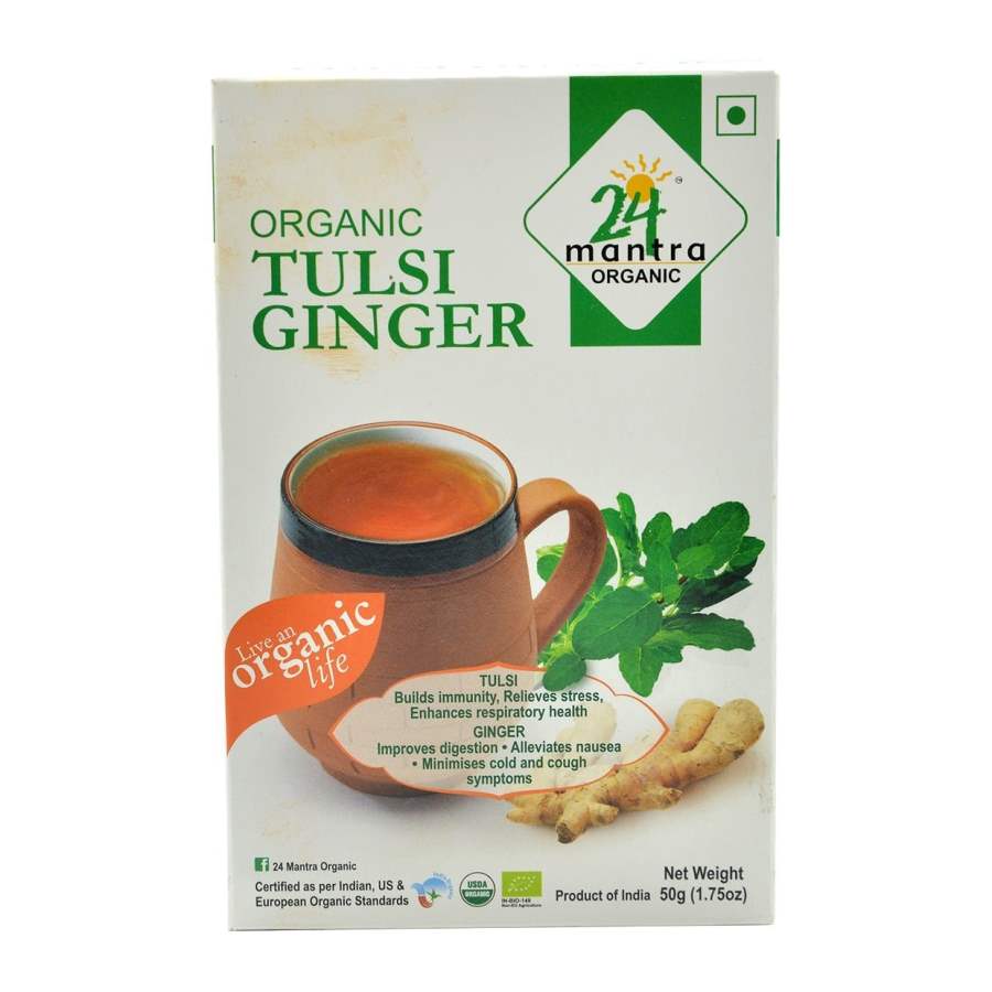 Buy 24 mantra Tulsi Ginger Tea online Australia [ AU ] 