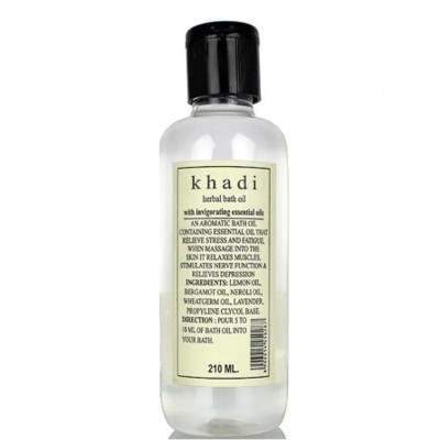Buy Khadi Natural Bath Oil With Invigorating Essential Oil