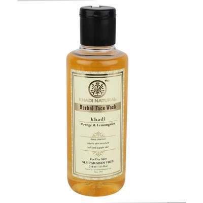 Buy Khadi Natural Orange & Lemongrass Herbal Face Wash (For Dry Skin) online Australia [ AU ] 