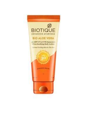 Buy Biotique Bio Aloe Vera SPF 30+ Ultra Soothing Body Lotion online Australia [ AU ] 