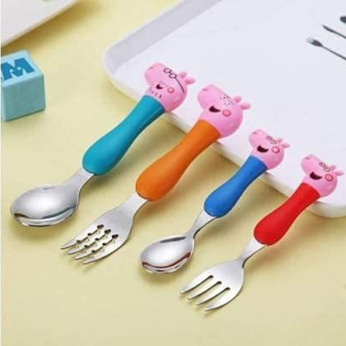 Buy Muthu Groups Peppa pig spoon and fork set online Australia [ AU ] 