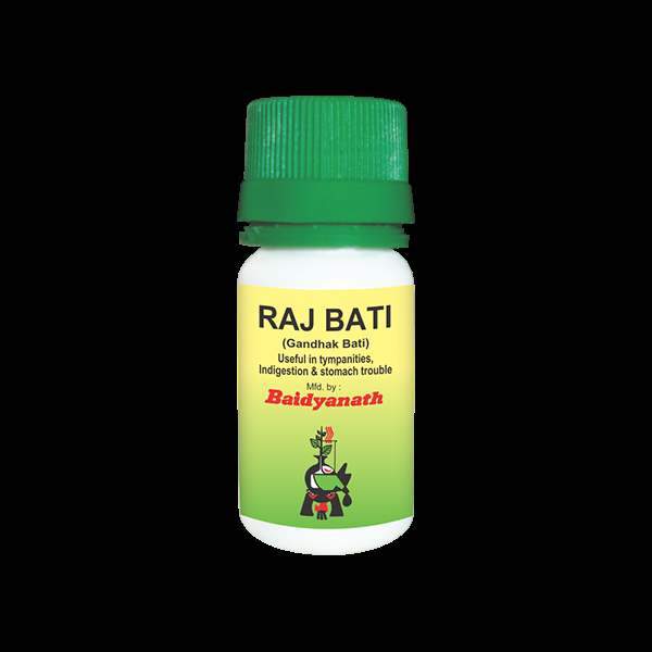 Buy Baidyanath Raj Bati (Gandhak Bati) 80 Tabs