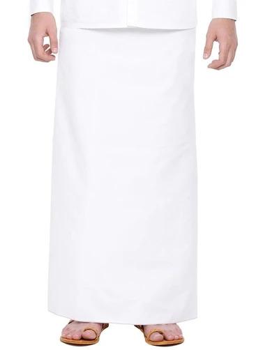 Buy Ramraj Cotton Single White Prayer Dhoti Quba online Australia [ AU ] 