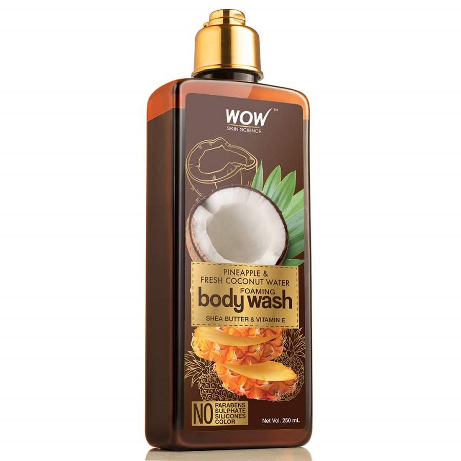 Buy WOW Skin Science Pineapple & Fresh Coconut Water Foaming Body Wash online Australia [ AU ] 