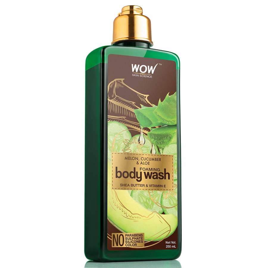 Buy WOW Skin Science Melon, Cucumber & Aloe Foaming Body Wash online Australia [ AU ] 