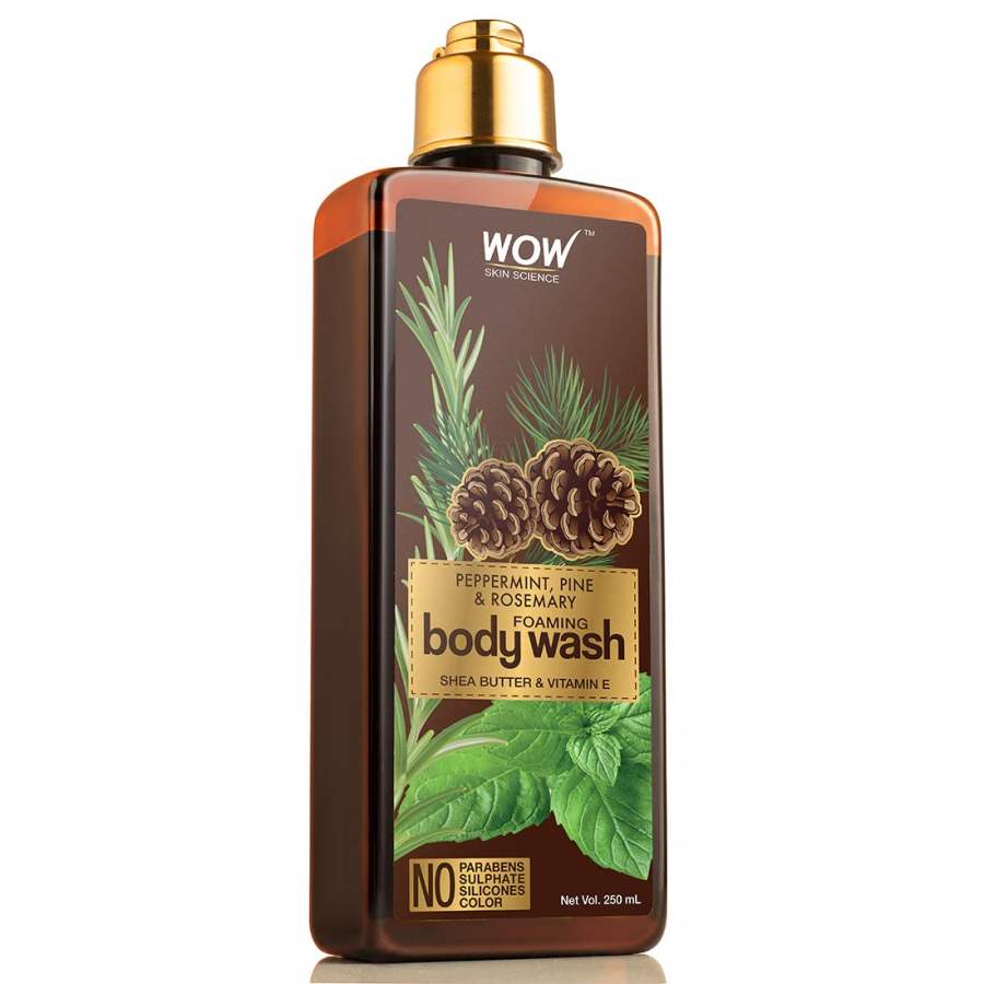 Buy WOW Skin Science Peppermint, Pine & Rosemary Foaming Body Wash online Australia [ AU ] 