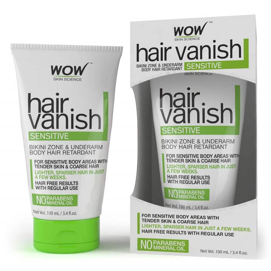 Buy WOW Wow Hair Vanish Sensitive No Parabens and Mineral Oil
