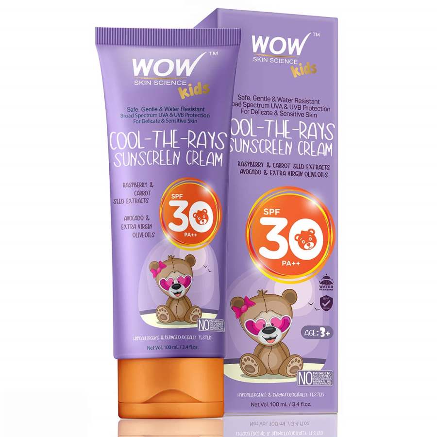 Buy WOW Kids The-Rays Sunscreen Cream Spf 30 Pa++ - 100ml online Australia [ AU ] 