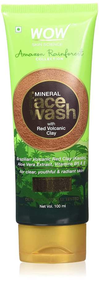 Buy WOW Amazon Rainforest Collection - Mineral Face Wash with Red Volcanic Clay - 100ml online Australia [ AU ] 