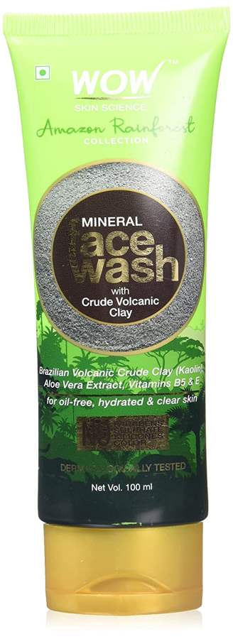 Buy WOW Amazon Rainforest Collection Mineral Face Wash with Crude Volcanic Clay online Australia [ AU ] 