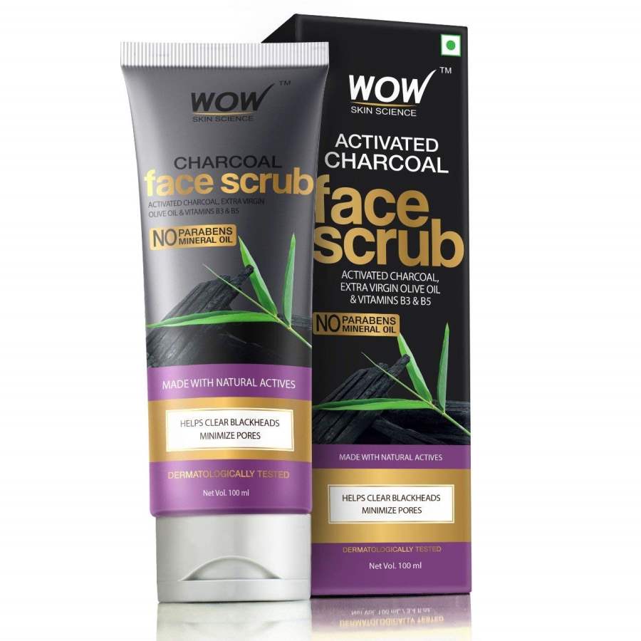 Buy WOW Activated Charcoal Face Scrub online Australia [ AU ] 
