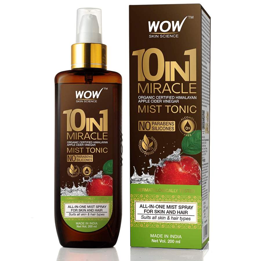 Buy WOW 10 in 1 Miracle Apple Cider Vinegar No Parabens, Sulphate & Silicones Mist Tonic