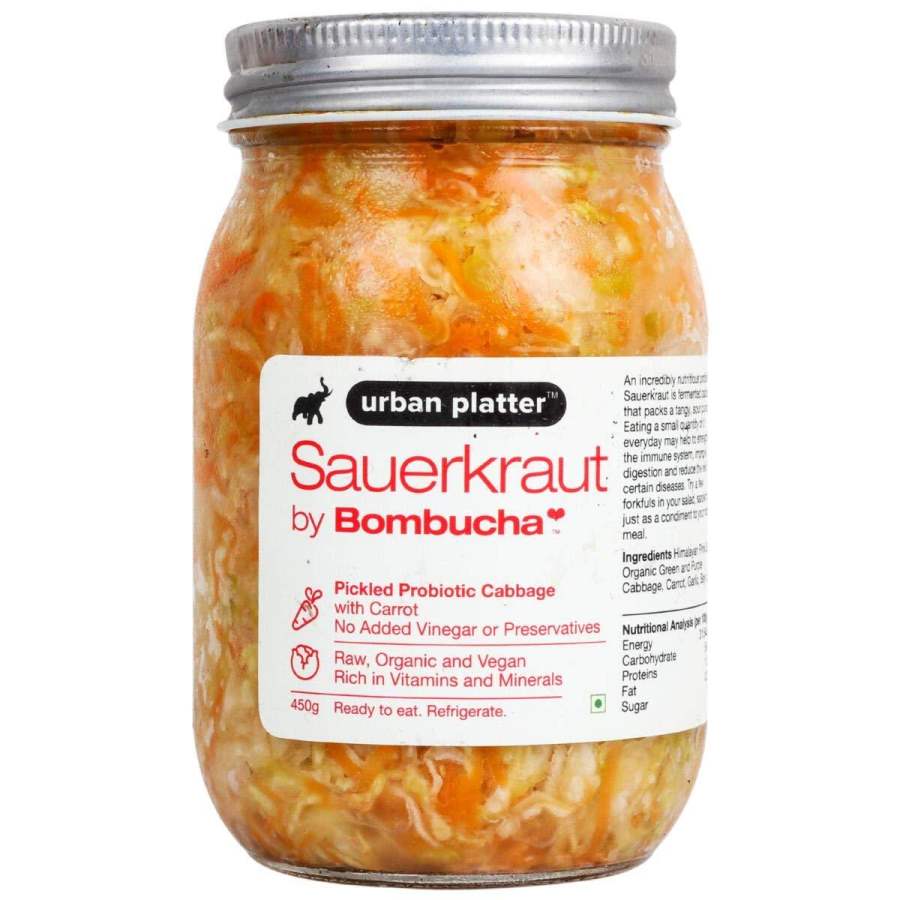 Buy Urban Platter Sauerkraut Original Pickled Probiotic Cabbage with Carrot online Australia [ AU ] 
