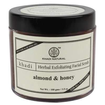 Buy Khadi Natural Almond & Honey Herbal Exfoliating Facial Scrub online Australia [ AU ] 