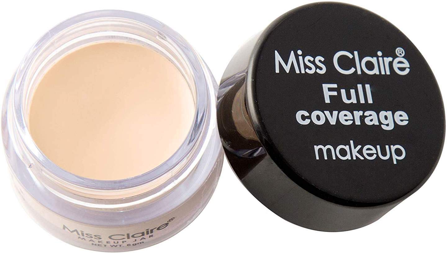 Buy Miss Claire Full Coverage Makeup + Concealer #1, Beige online Australia [ AU ] 