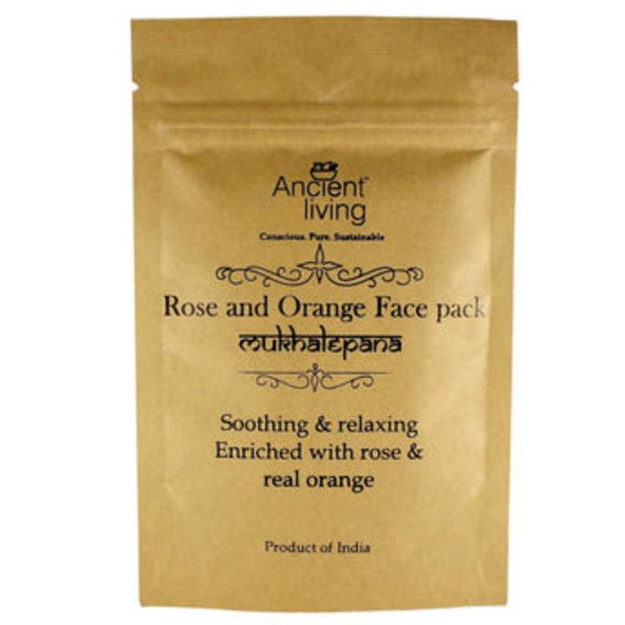 Buy Ancient Living Rose & Orange face pack
