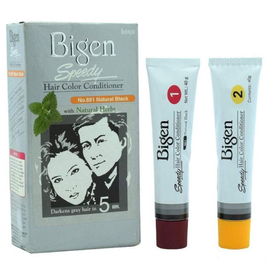 Buy Bigen Speedy Hair Color Conditioner - Natural Black 881 online Australia [ AU ] 