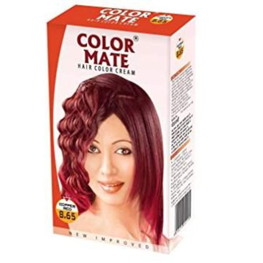 Buy Color Mate Hair Color Cream Copper Red - 8.65 online Australia [ AU ] 