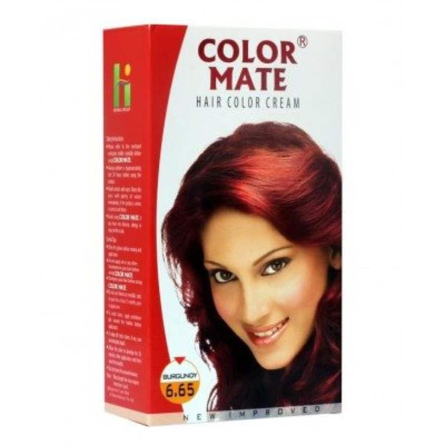 Buy Color Mate Hair Color Cream - Burgundy 6.65 online Australia [ AU ] 