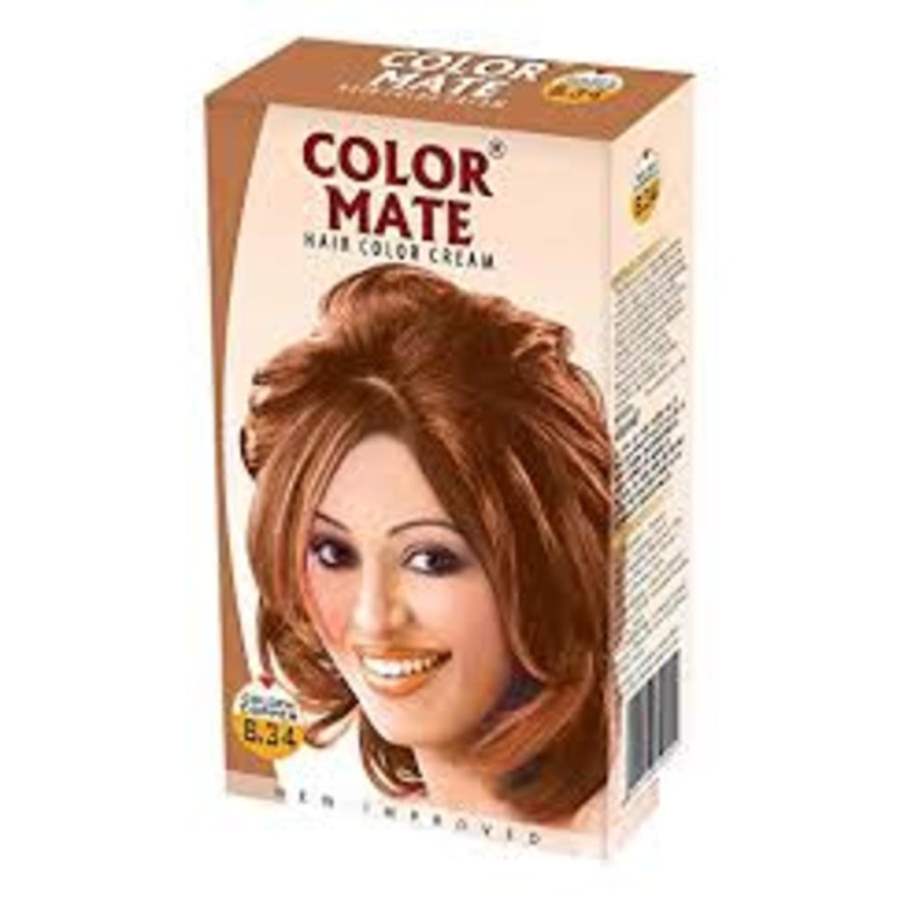 Buy Color Mate Hair Color Cream - Golden Copper 8.34 online Australia [ AU ] 