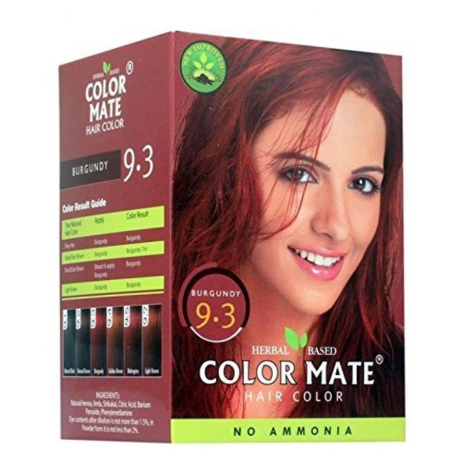 Buy Color Mate Hair Color Powder - Burgundy 9.3 online Australia [ AU ] 