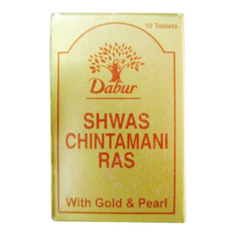 Buy Dabur Shwas Chintamani Ras with Gold