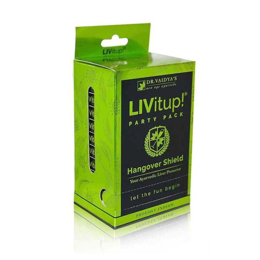 Buy Dr.Vaidyas Livitup Party Pack - Hangover Pills online Australia [ AU ] 