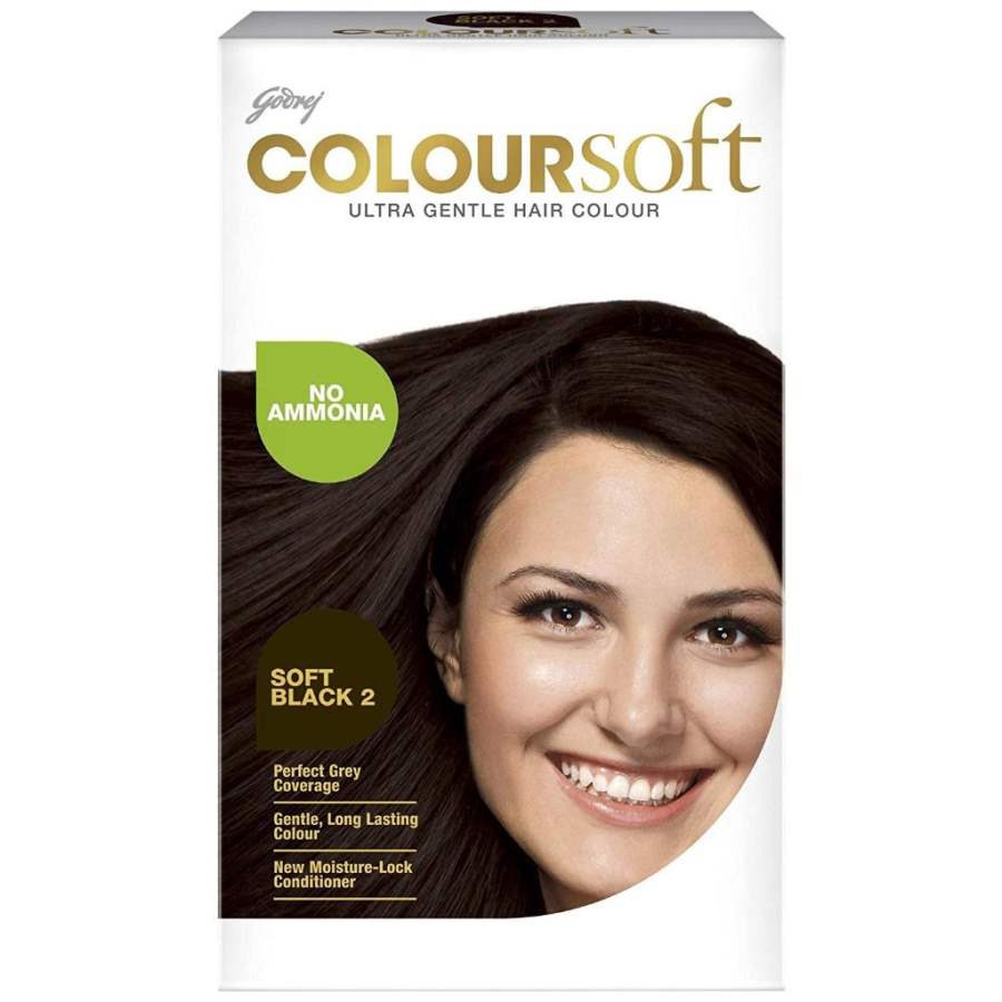 Buy Godrej Coloursoft Creme Hair Colour - Soft Black online Australia [ AU ] 