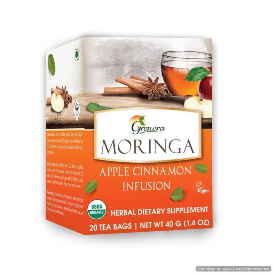 Buy Grenera Green Moringa Apple Cinnamon Tea online Australia [ AU ] 