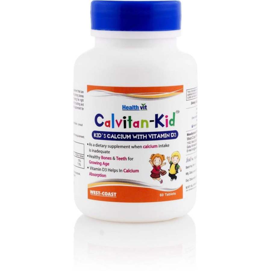 Buy Healthvit HealthVit CAL - KID Kid's Calcium with Vitamin D3 online Australia [ AU ] 