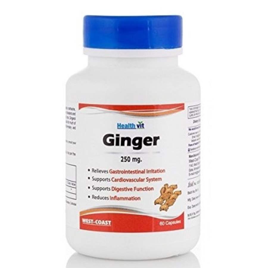 Buy Healthvit Ginger Powder 250 Mg Capsules online Australia [ AU ] 