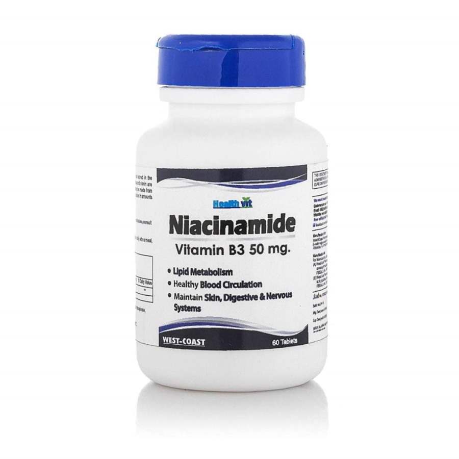 Buy Healthvit Niacinamide Vitamin B3 50 mg online Australia [ AU ] 