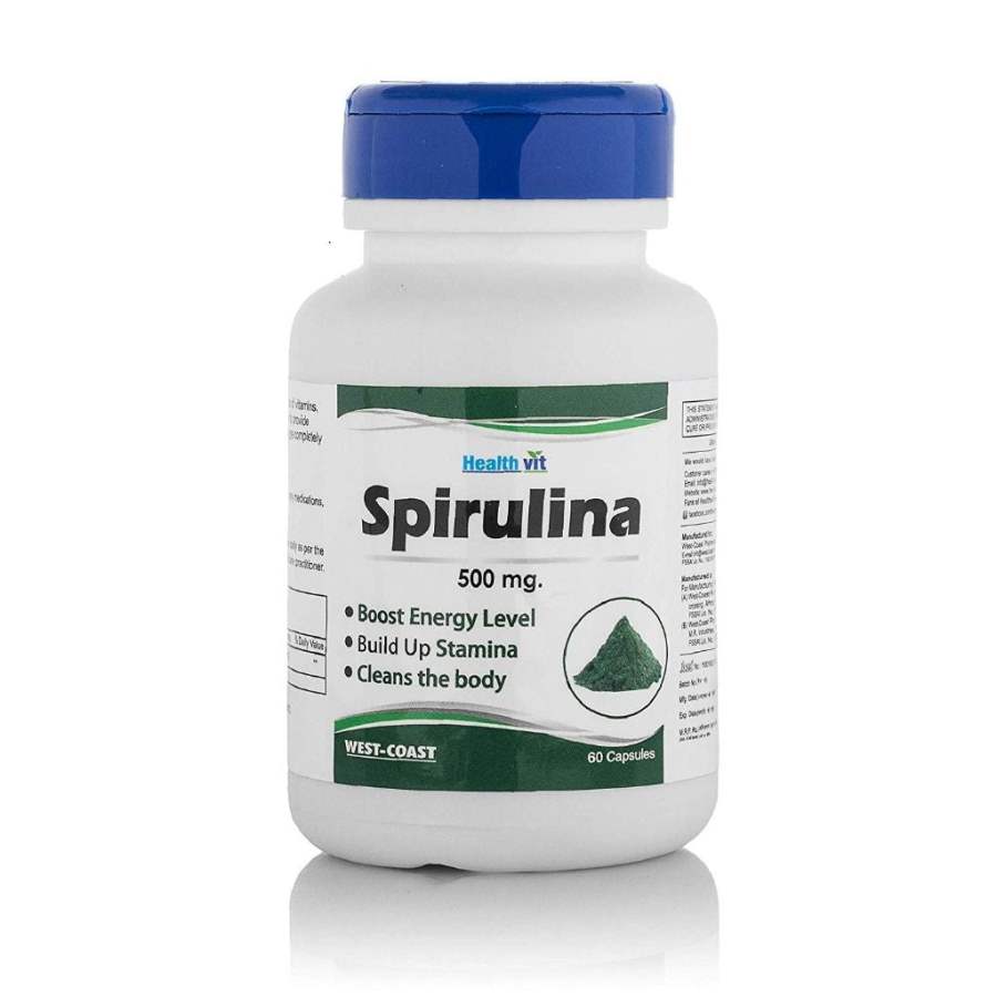 Buy Healthvit Spirulina 500 mg Capsules online Australia [ AU ] 
