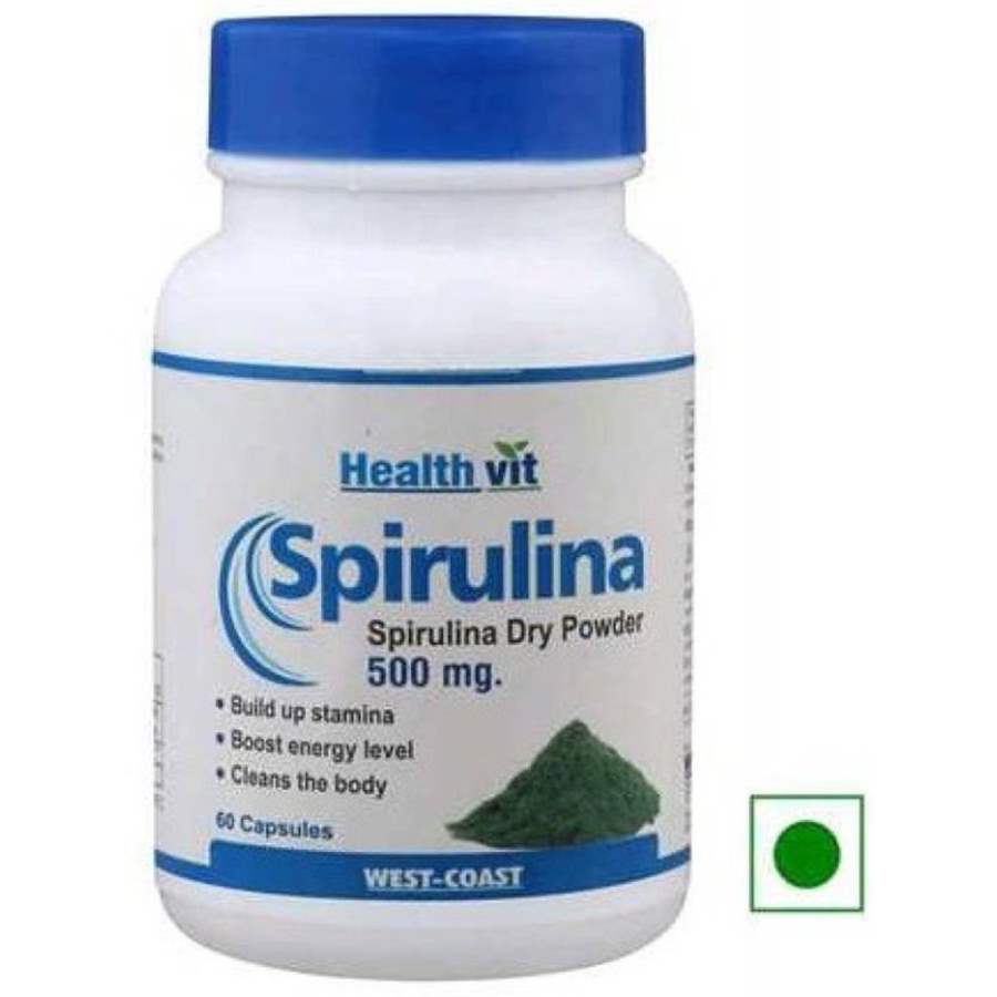 Buy Healthvit Spirulina Powder 500 mg (pack of 2) online Australia [ AU ] 