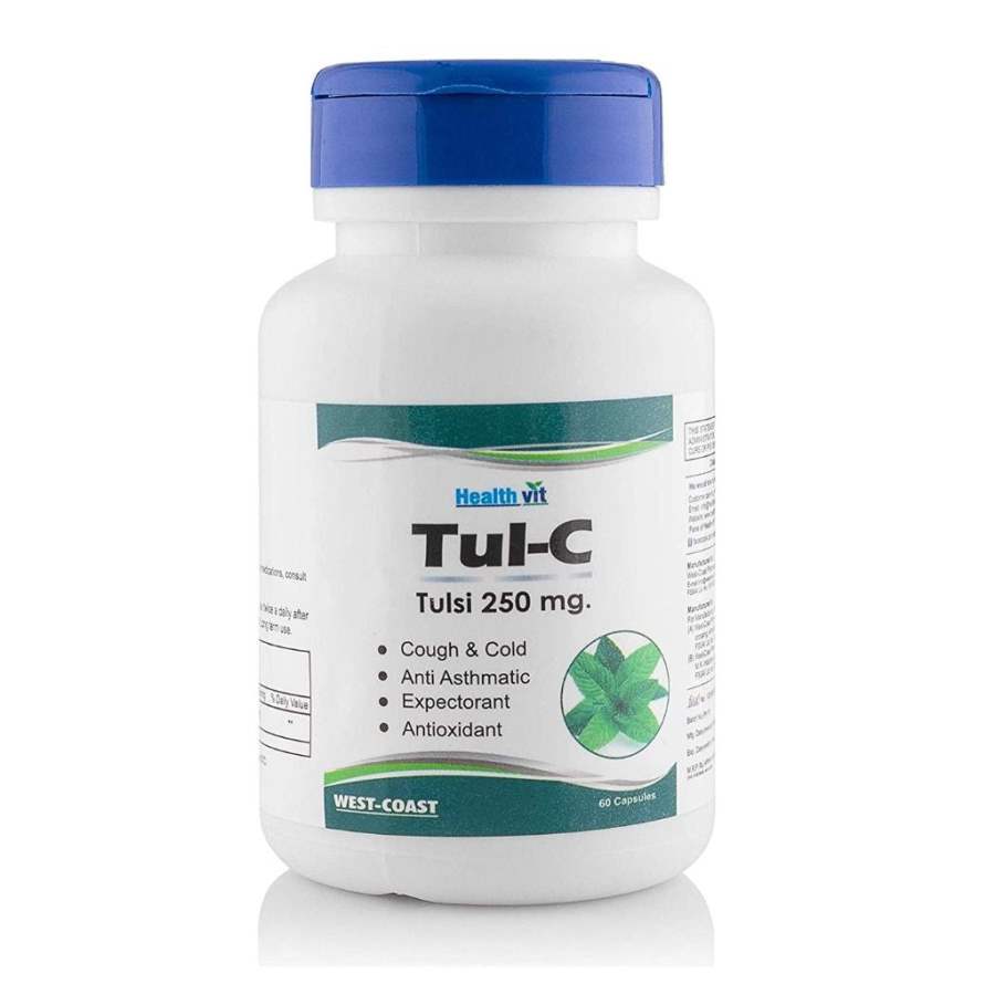 Buy Healthvit Tul-C Tulsi Powder 250 mg Capsules online Australia [ AU ] 