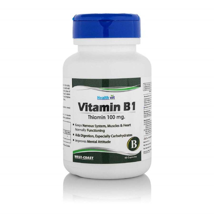 Buy Healthvit Vitamin B1 Thiamin 100mg online Australia [ AU ] 