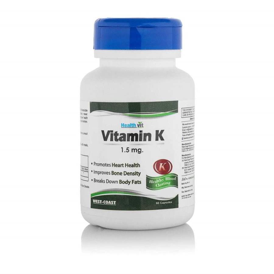 Buy Healthvit Vitamin K 1.5 MG online Australia [ AU ] 