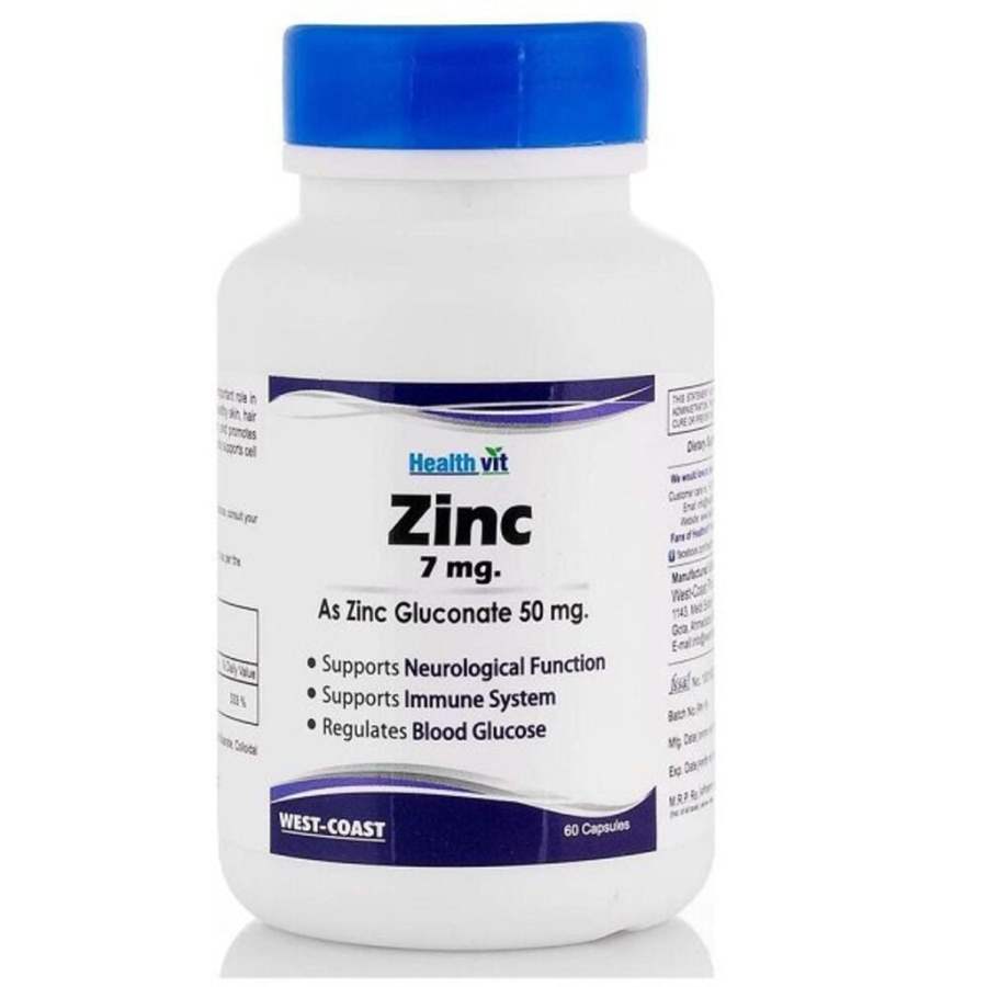Buy Healthvit Zinc Gluconate 50mg online Australia [ AU ] 