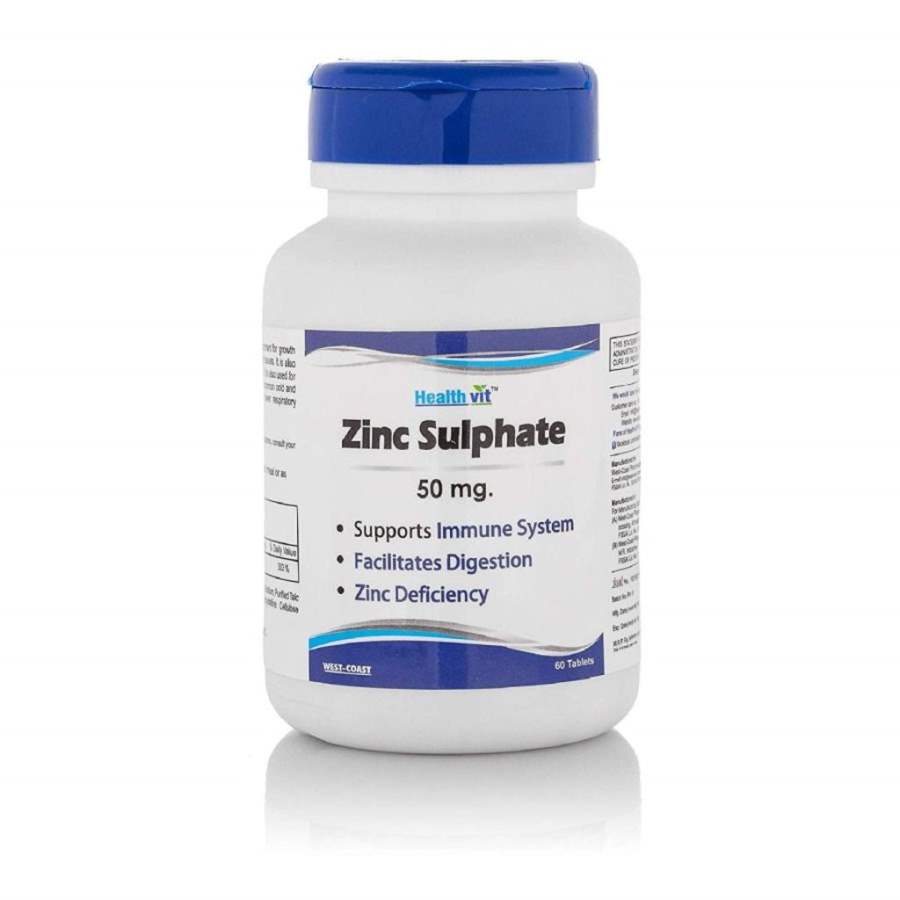 Buy Healthvit Zinc Sulphate 50mg online Australia [ AU ] 