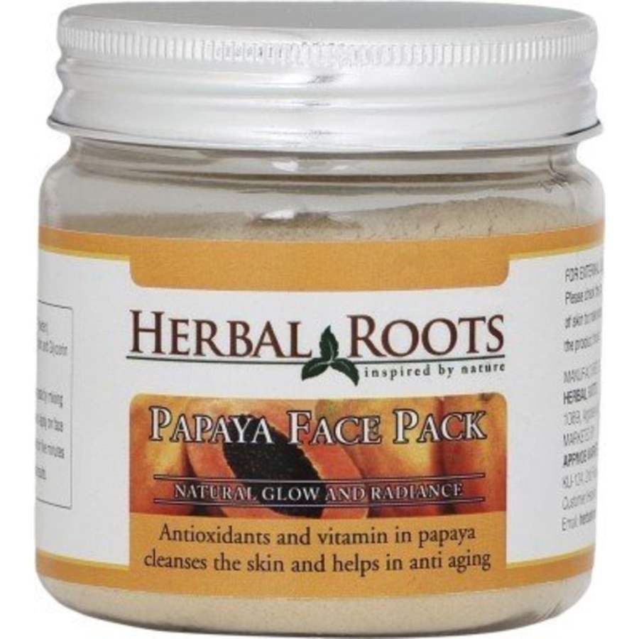 Buy Herbal Roots Papaya Face Pack for Skin Whitening online Australia [ AU ] 