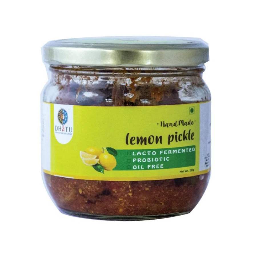 Buy Dhatu Organics Oil Free Lemon Pickle  online Australia [ AU ] 