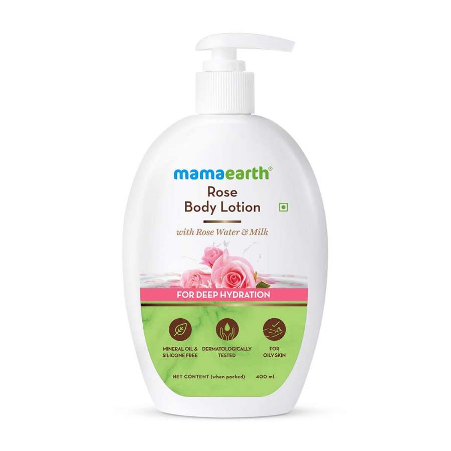 Buy MamaEarth Rose Body Lotion with Rose Water and Milk online Australia [ AU ] 